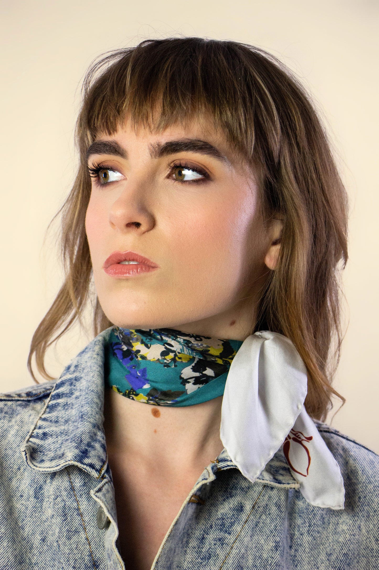 Carré de soie Azzurro, Le Chant des Rizières