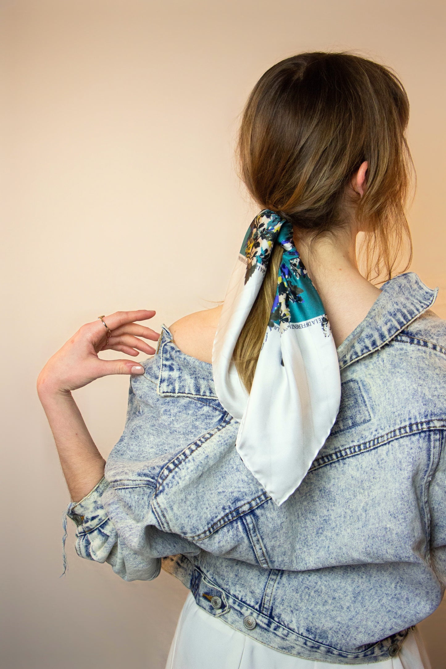 Carré de soie Azzurro, Le Chant des Rizières