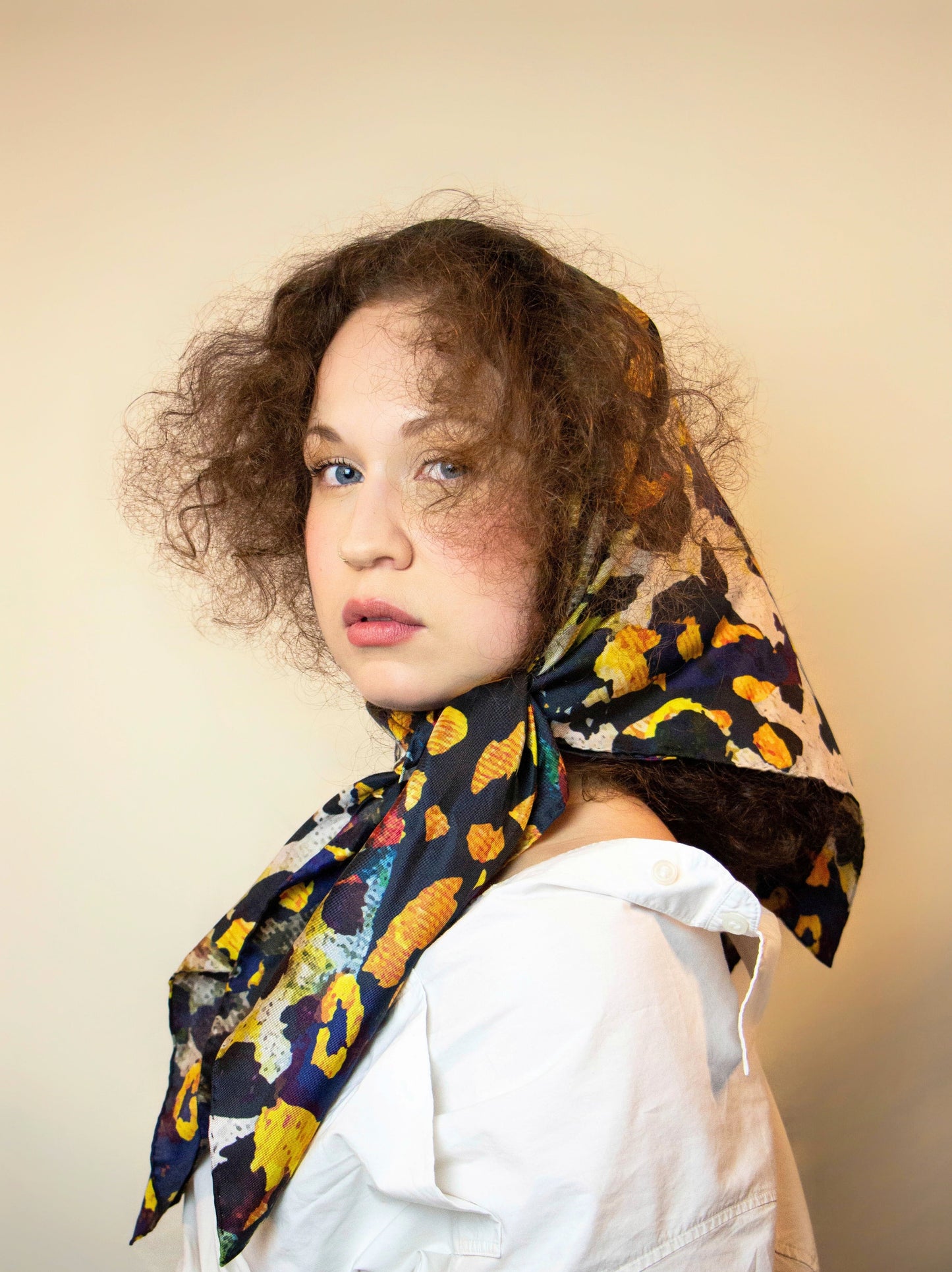 Carré de soie Baïda, Beauté d'antan