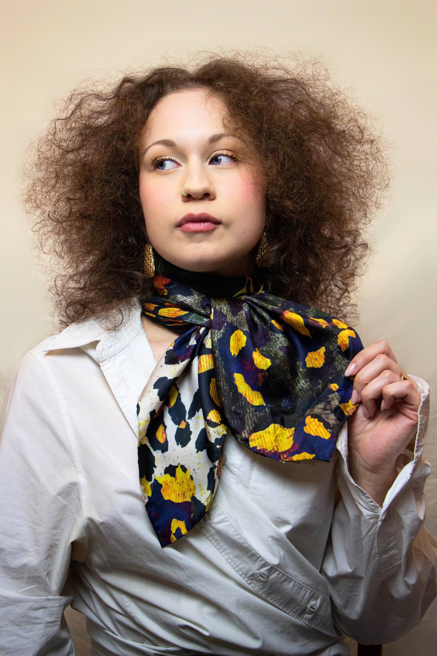 Carré de soie Baïda, Beauté d'antan