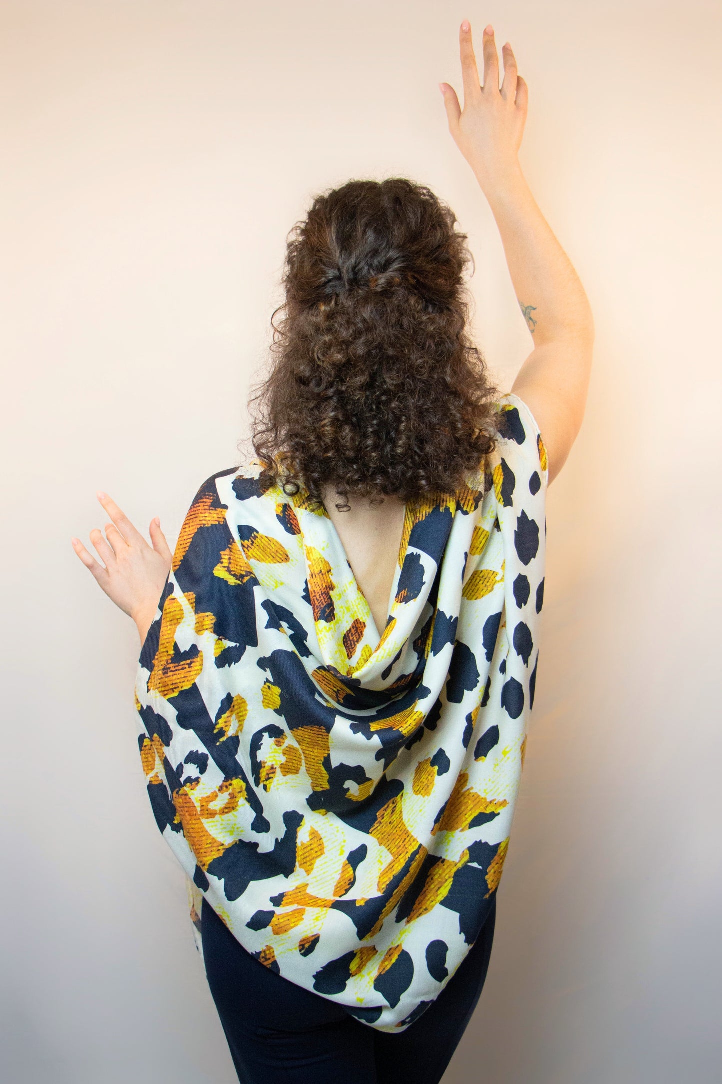 Carré laine et soie El Bahia, La Flamboyante