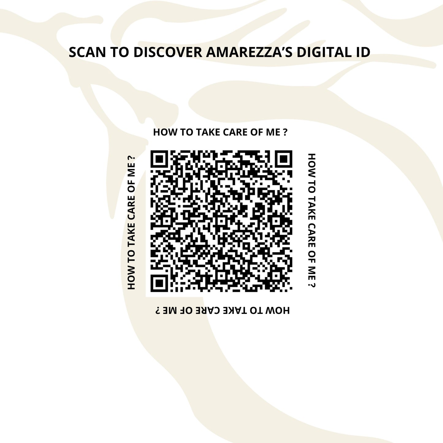 Carré de soie Amarezza, Rêverie en Bleu