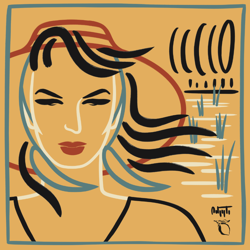 Carré de soie Federica